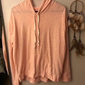 Peach lightweight hoodie